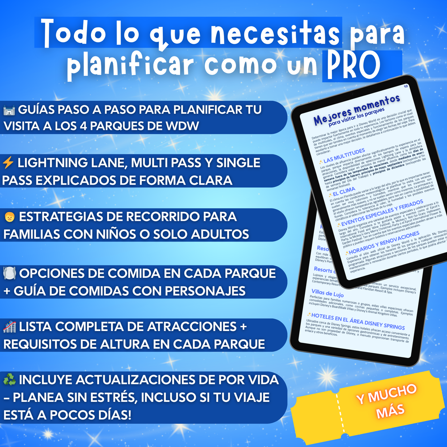 Planifica tu Magia – Guía completa para viajar a Disney World sin estrés ni filas