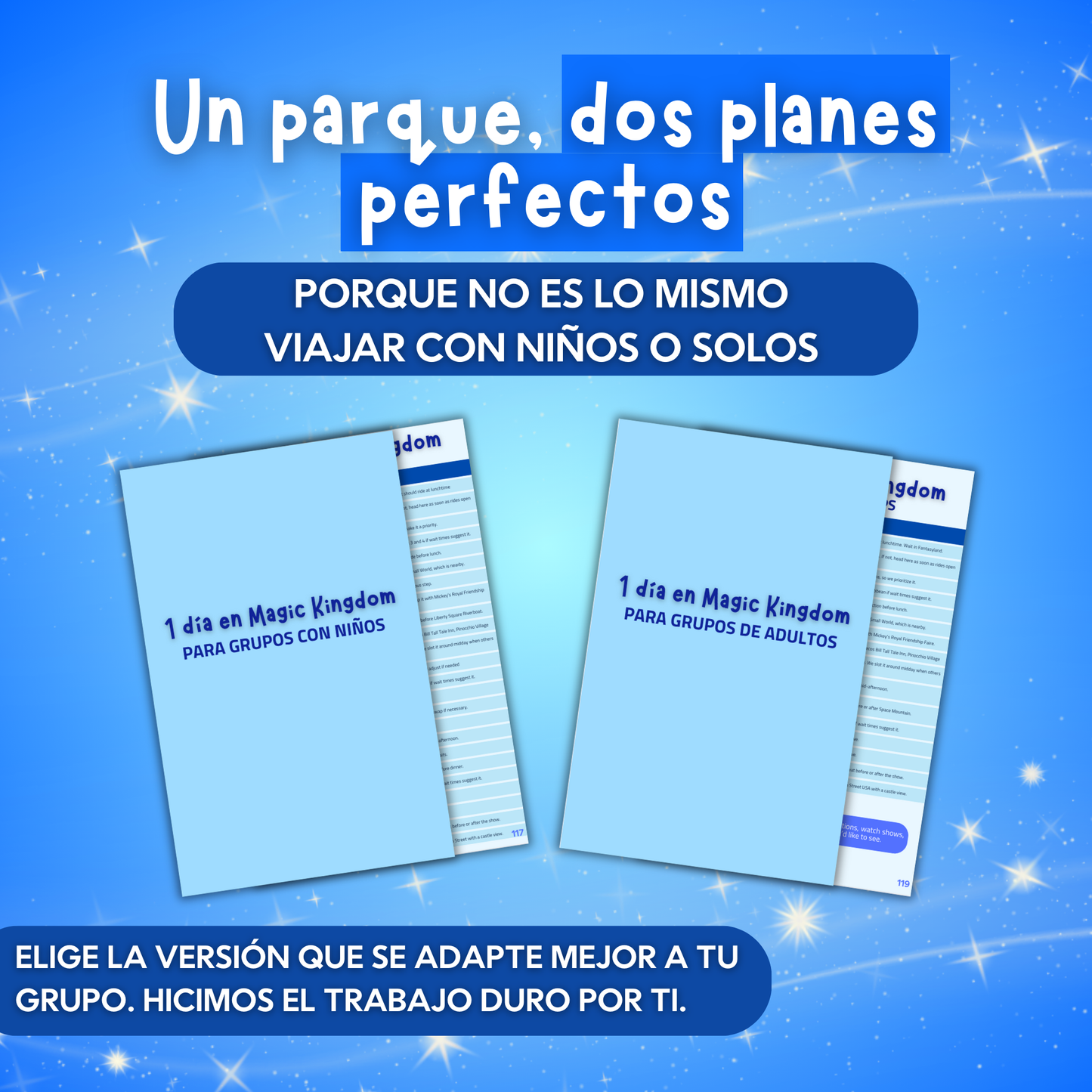 Planifica tu Magia – Guía completa para viajar a Disney World sin estrés ni filas