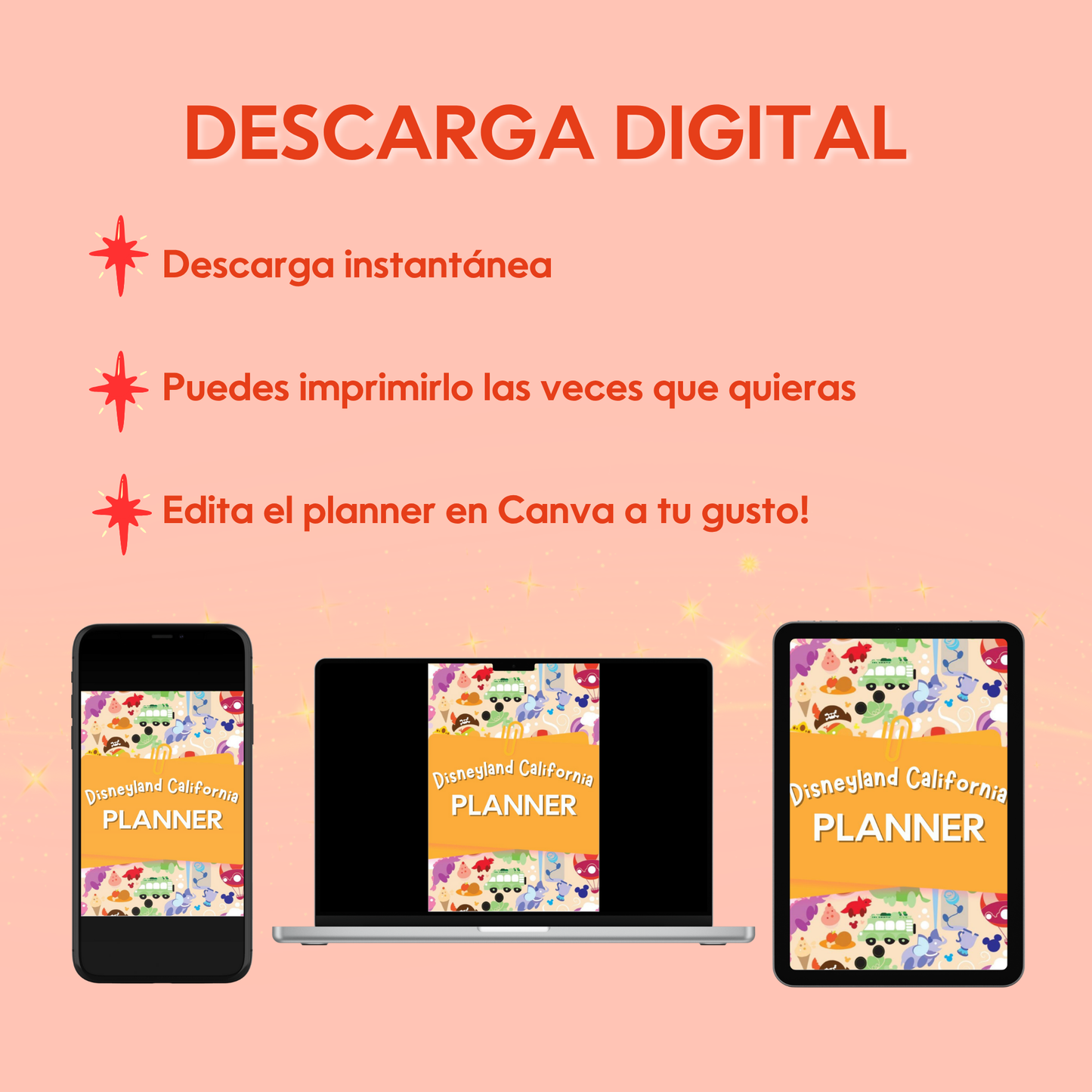 Disneyland California Planner