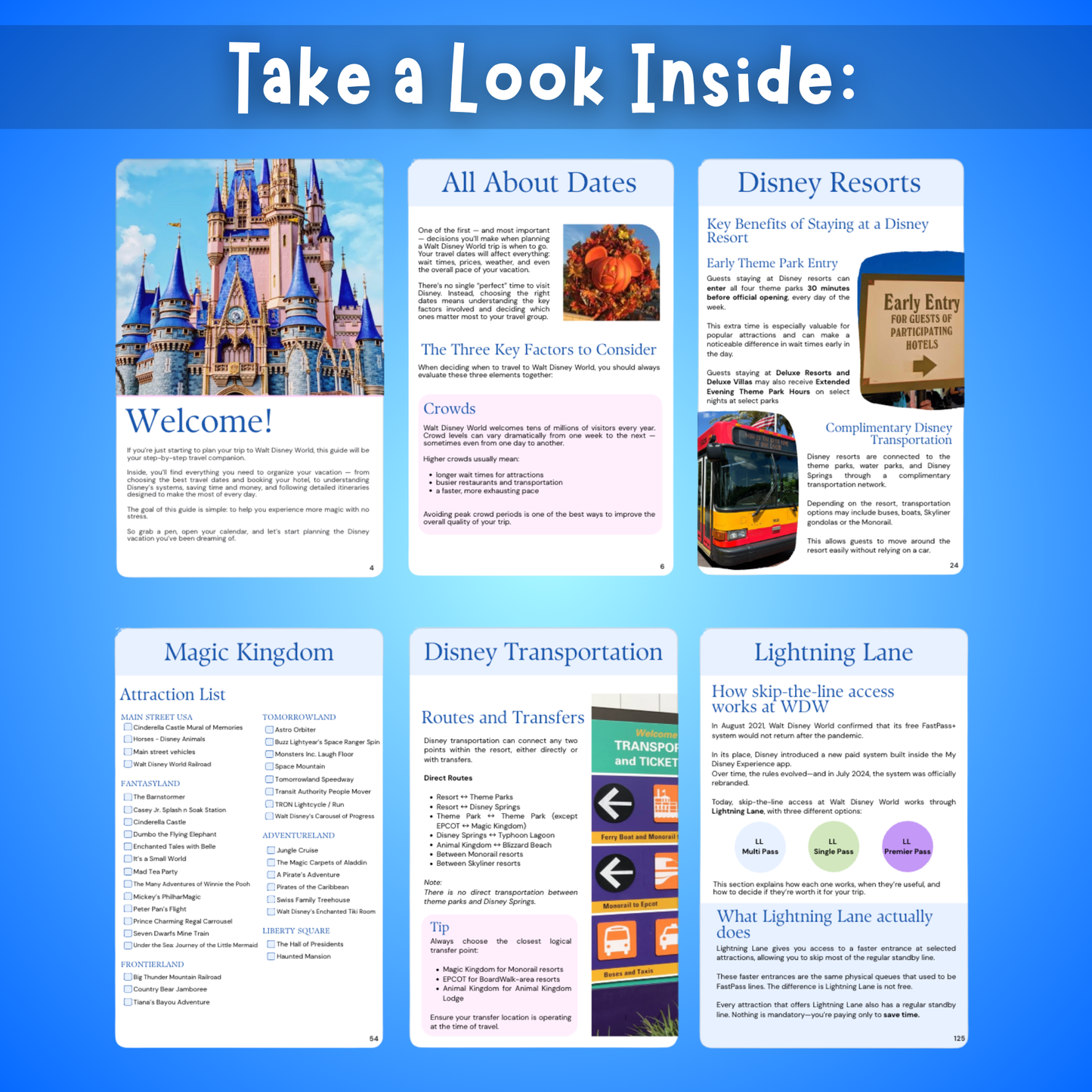 Orlando Bundle: Disney & Universal Guides + Planners