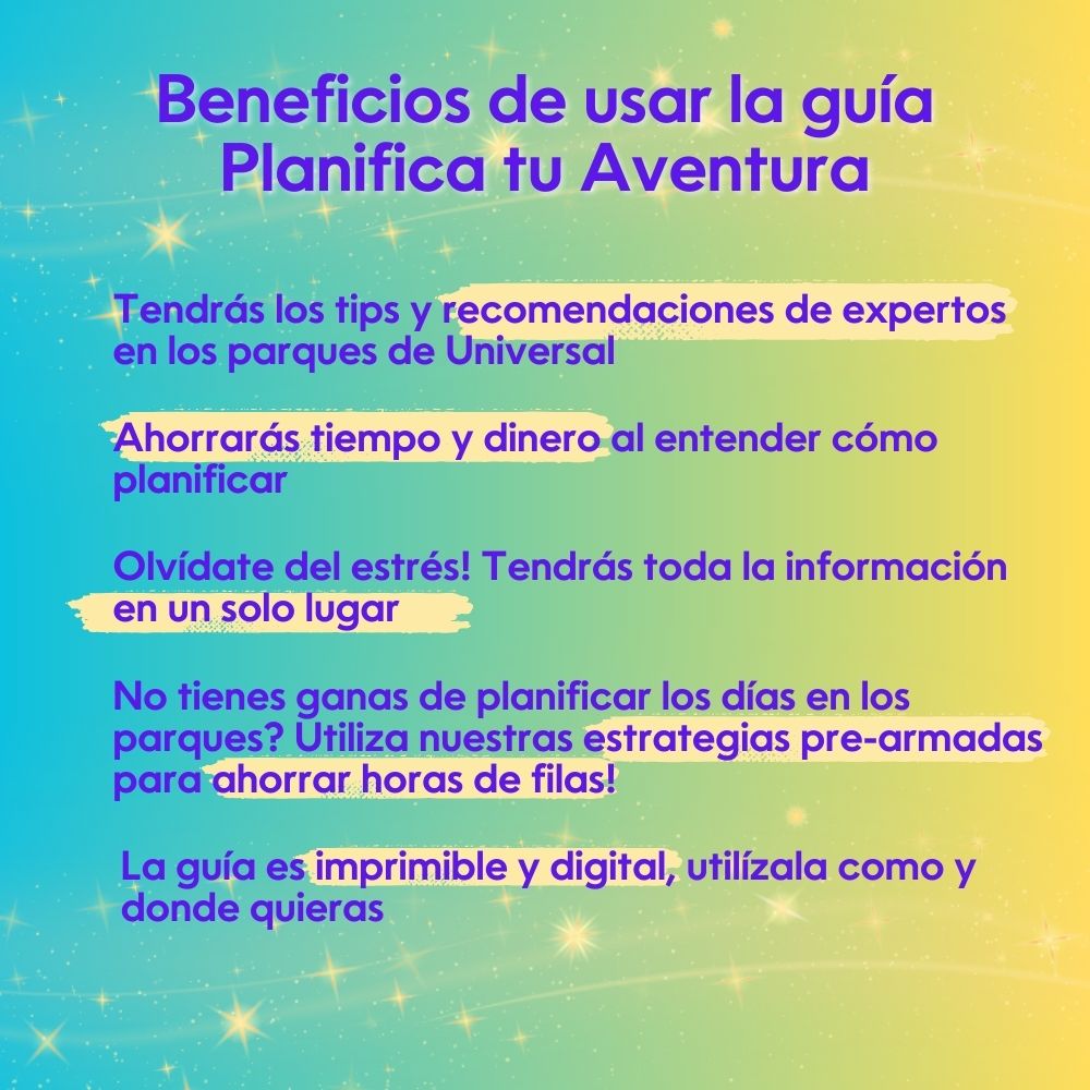 Pack de Guías para Disney y Universal