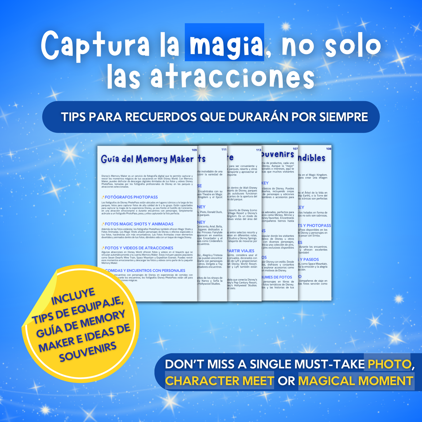 Planifica tu Magia – Guía completa para viajar a Disney World sin estrés ni filas