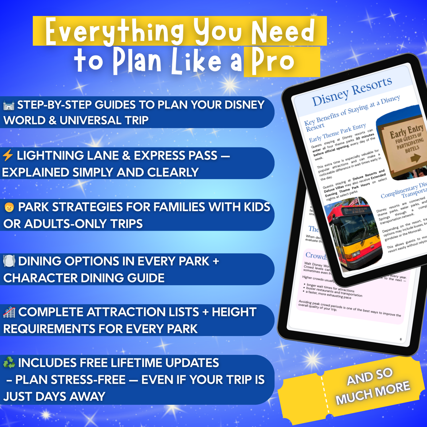Orlando Bundle: Disney & Universal Guides + Planners