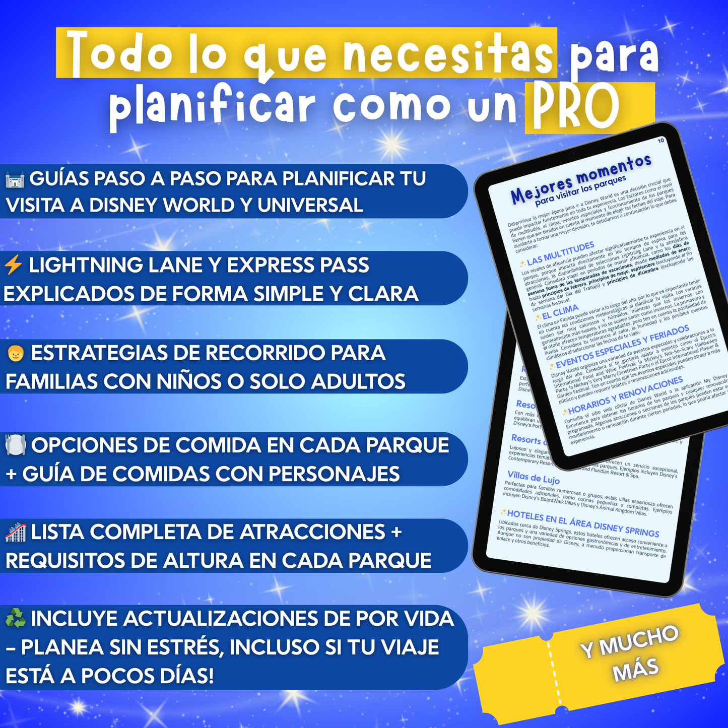 Bundle Orlando: Guías + Planners Disney y Universal