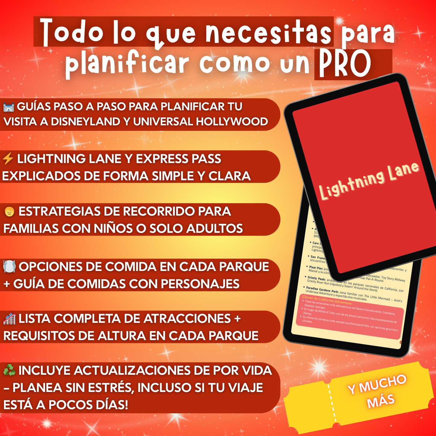 Bundle California: Guías + Planners Disney y Universal