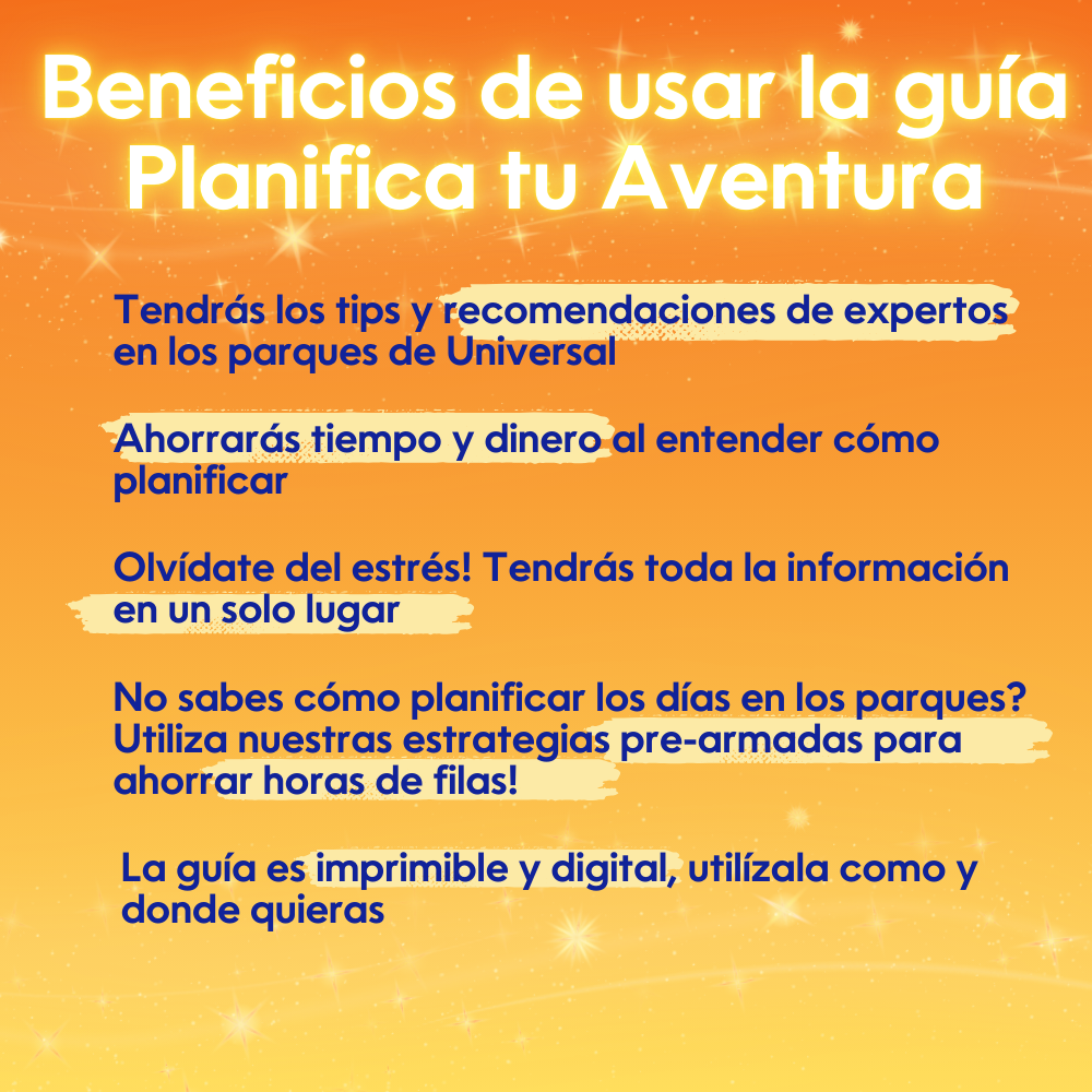 Pack de Guías para Disney y Universal