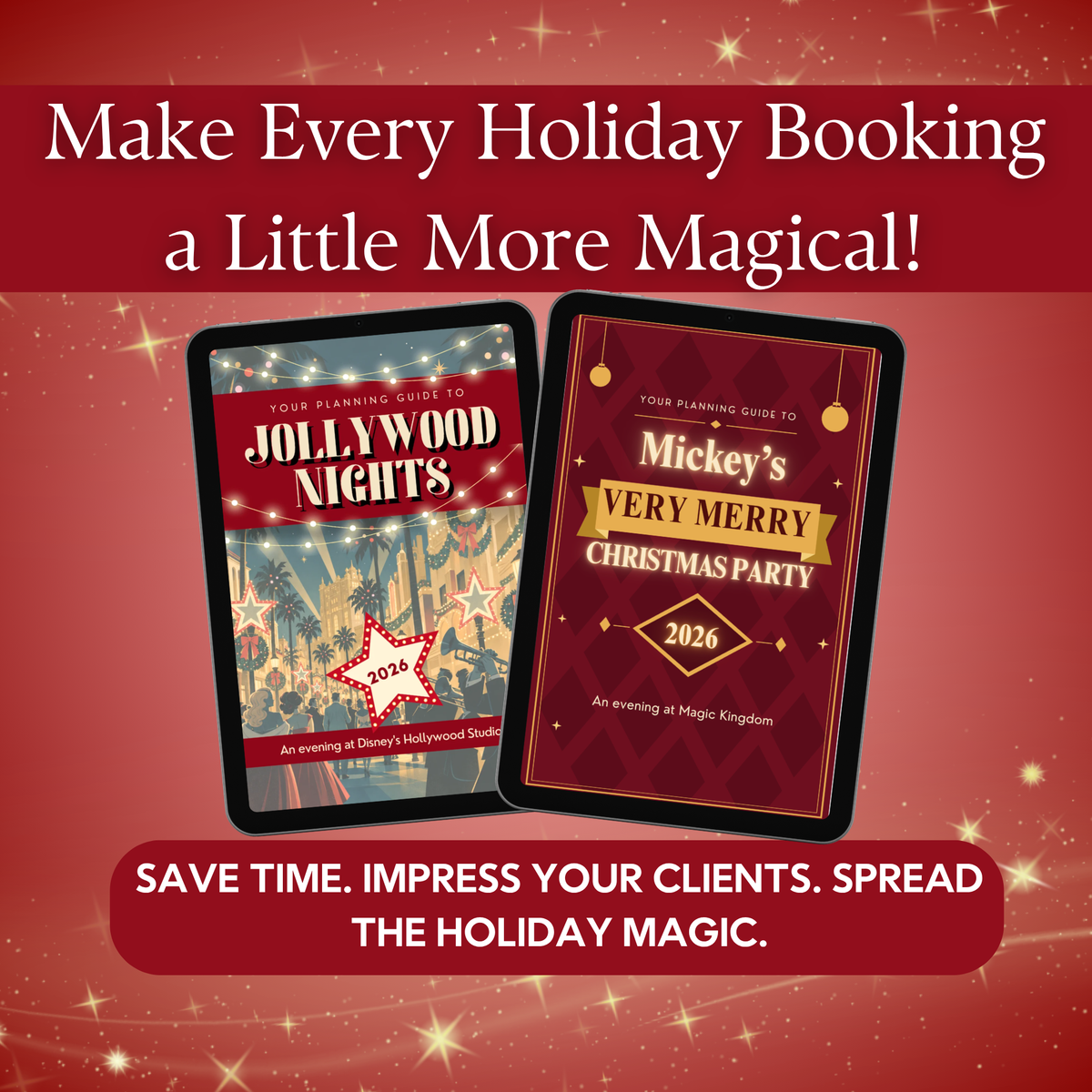 Disney Holiday Party Guides Bundle 🎄✨