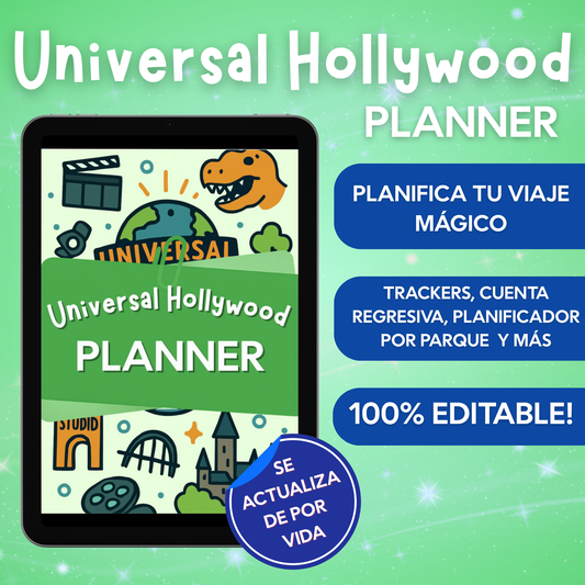 Universal Hollywood Planner