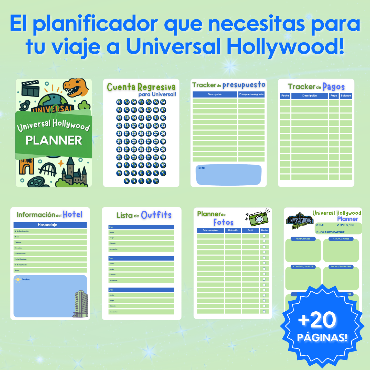 Universal Hollywood Planner